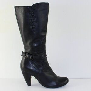Miz Mooz Tall Black Leather Shelia Boots (6.5 US)